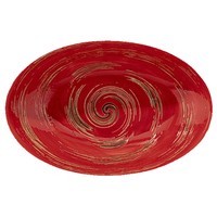 Блюдо овальное Wilmax Spiral Red WL-669240 / A