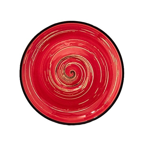 Блюдце Wilmax Spiral Red 14 см WL-669235 / B