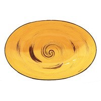 Фото Блюдо Wilmax Spiral Yellow 25х16,5х6 см WL-669440 / A