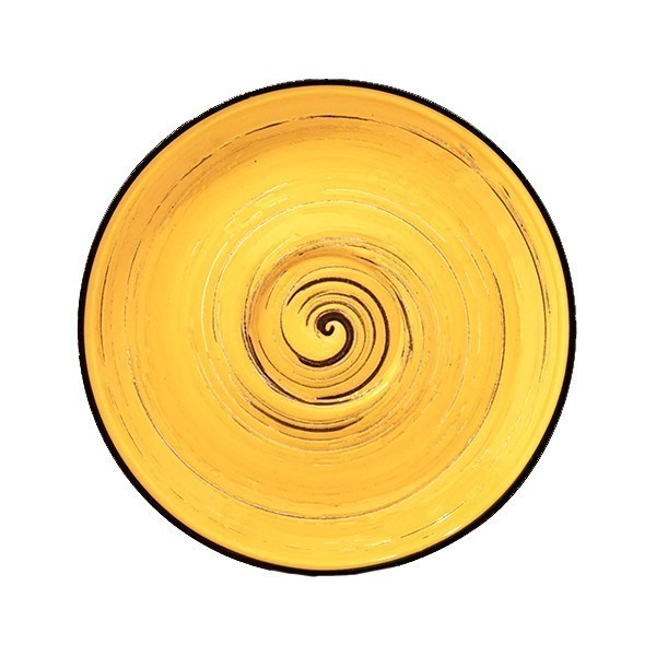 Блюдце Wilmax Spiral Yellow 14 см WL-669435 / B