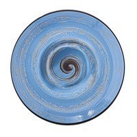 Тарелка Wilmax Spiral Blue 22,5 см 1100 мл WL-669623 / A