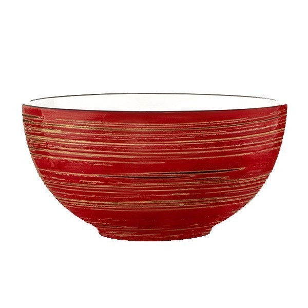 Комплект салатников Wilmax Spiral Red 14 см 600 мл 6 шт