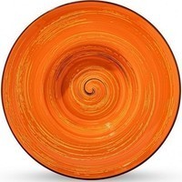 Фото Тарелка Wilmax Spiral Orange глубокая 22,5 см 1100 мл WL-669323 / A