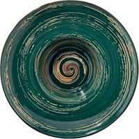 Фото Тарелка Wilmax Spiral Green глубокая 27 см 250 мл WL-669526 / A